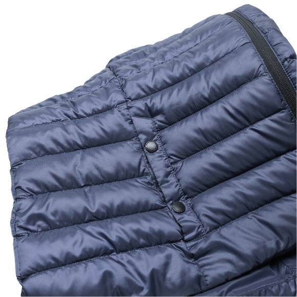 BOGNER White Down 600 Quilted Puffer Vest (Fire+Ice) Navy Full Zipper Size US 10 - Picture 7 of 14